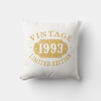Birthday Gift Best Limited for the 1993s Throw Pillow