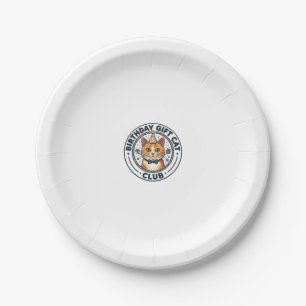 Birthday Gift Cat Cat Lover Gift - Birthday Gift C Paper Plates