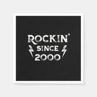 Birthday Gift Classic Rock for the 2000s Napkins
