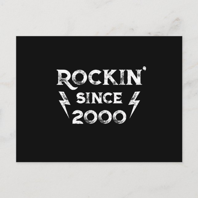 Birthday Gift Classic Rock for the 2000s Postcard (Front)