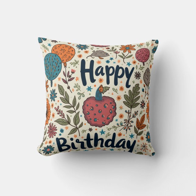 birthday gift cushion (Front)