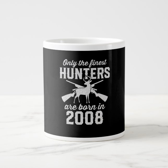 Birthday gift Deer Hunter Hunting for 2008s Giant Coffee Mug (Front)