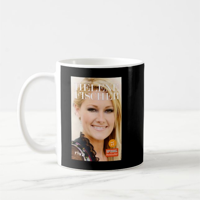 Birthday Gift Famous Helene Beautiful Fischer Fem Coffee Mug (Left)