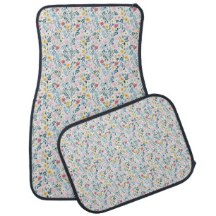Birthday Gift Floral Architecture Car Floor Mat