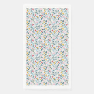 Birthday Gift Floral Architecture Paper Guest Towels