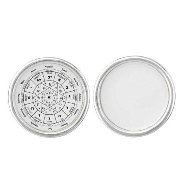 birthday gift for jewish friend,jewish gift ideas, cufflinks (Front)