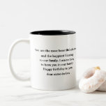 Birthday Gift For Sister In Law  Two-Tone Coffee Mug<br><div class="desc">A perfect gift for your sister in law birthday.</div>