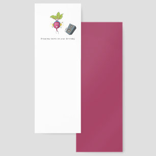 Birthday gift, funny gift, happy birthday bookmarks