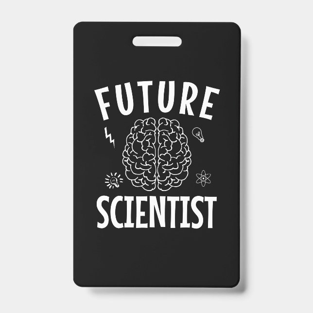 Birthday Gift | Future Scientist Badge (Front)