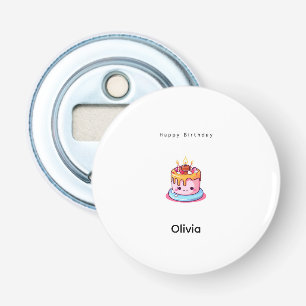 Birthday gift, happy birthday, cake gift, cute bottle opener