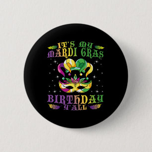 Birthday Gift Idea Celebration Masquerade Costume  Button
