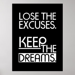 Birthday Gift Keep The Dreams Poster