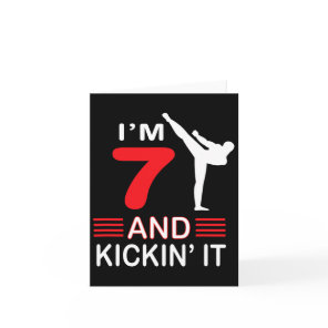 Birthday Gift Martial Arts Gift Boys Girls 2  Card