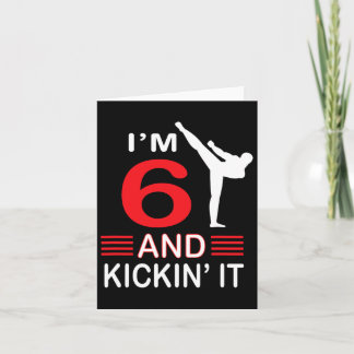 Birthday Gift Martial Arts Gift Boys Girls  Card