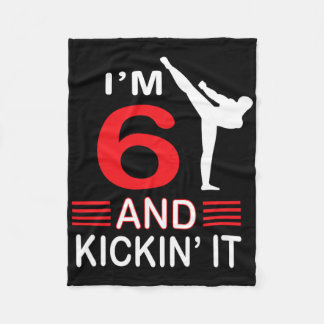 Birthday Gift Martial Arts Gift Boys Girls Fleece Blanket