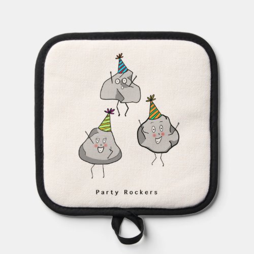 Birthday gift, party rockers mat, funny gift pot holder
