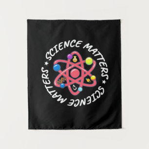 Birthday Gift Proud Science Matters Tapestry