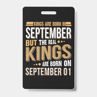 Birthday Gift | Queen Are Born In September Gift Badge