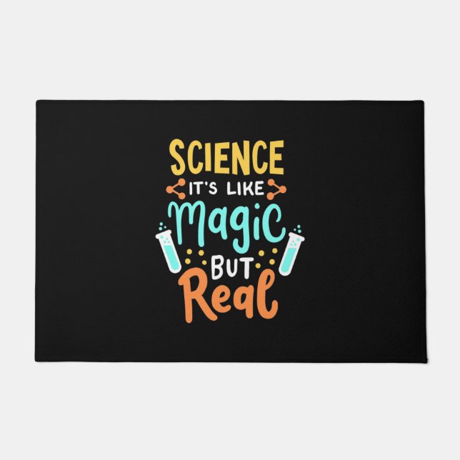 Birthday Gift | Science It Is Like Magic Doormat (Front)