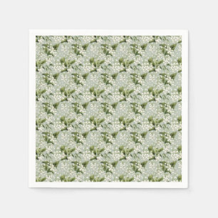 Birthday Gift   Seamless Lily of the Valley Flower Napkins