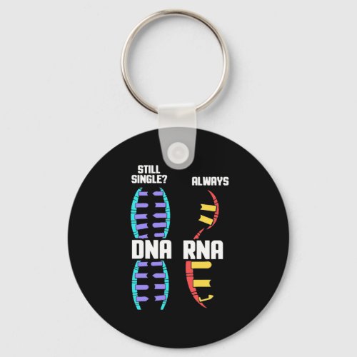 Birthday Gift  Teacher Biologist DNA And RNA Keychain