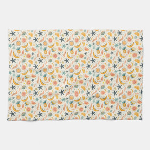Birthday Gift The Beach Is Where I Find Myself Kitchen Towel