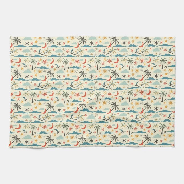 Birthday Gift | The Ocean Is A Central Image Kitchen Towel (Horizontal)