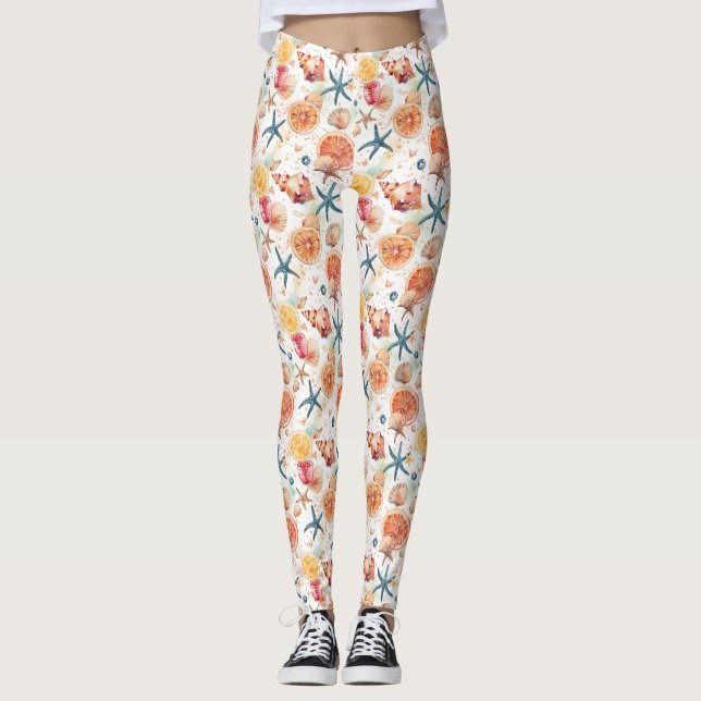 Birthday Gift | The Sea Casts Its Spell Forever Leggings (Front)