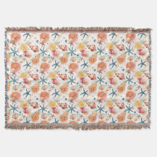 Birthday Gift   The Sea Casts Its Spell Forever Throw Blanket