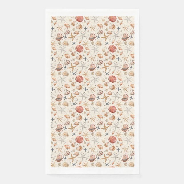 Birthday Gift | The Sea Is Emotion Incarnate Paper Guest Towels (Front)
