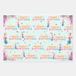 Birthday Gift wrapper from Zazzle Wrapping Paper Sheets