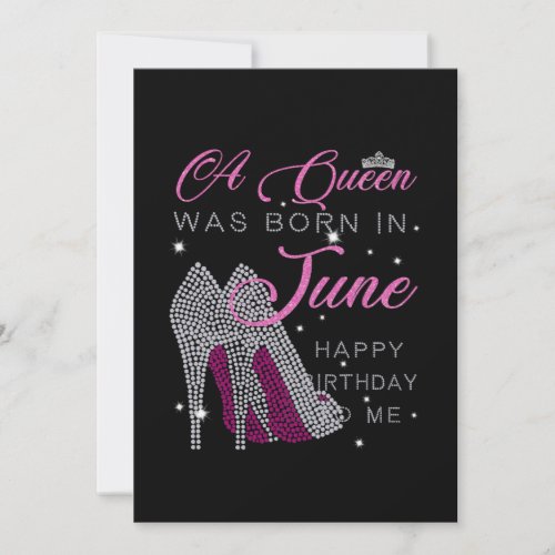 Birthday Gifts  A Queen Was Born In June Save The Date