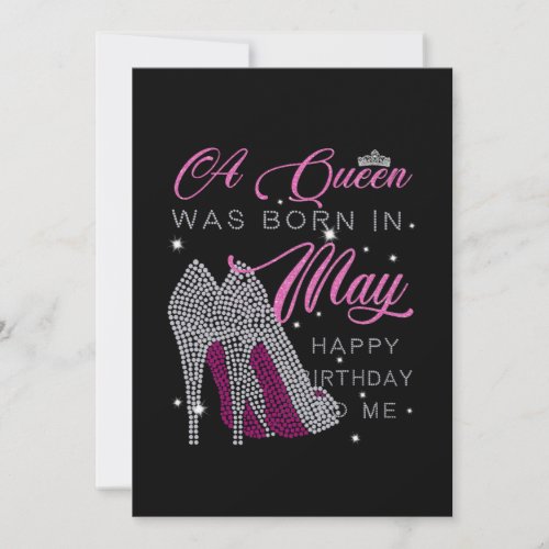 Birthday Gifts  A Queen Was Born In May Save The Date