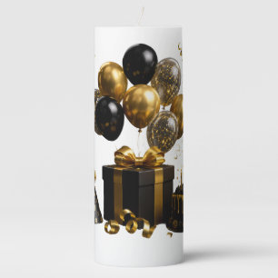 Birthday gifts cup pillar candle
