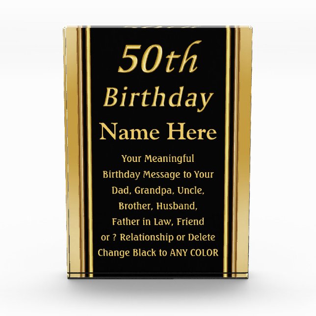 Birthday Gifts for 50 year old MAN has Everything (Front)
