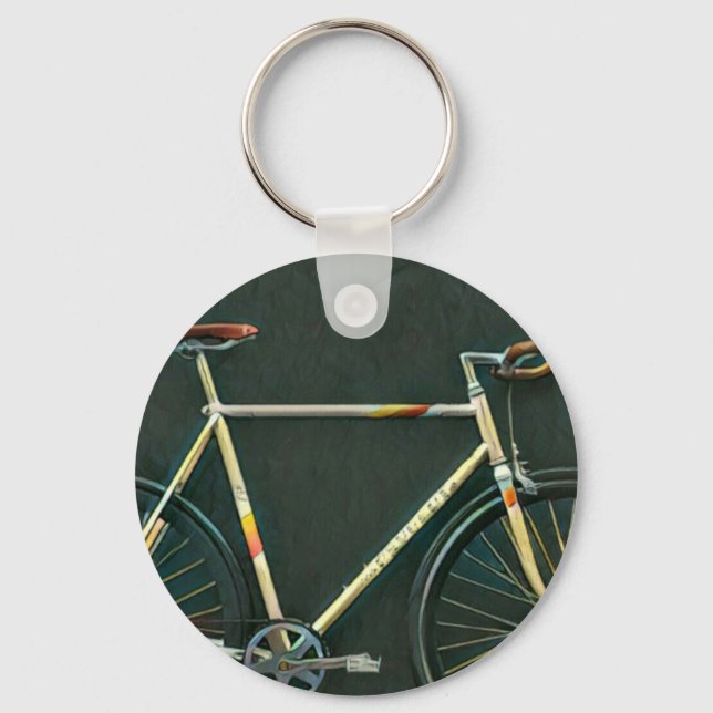 Birthday gifts for bike lovers keychain (Front)