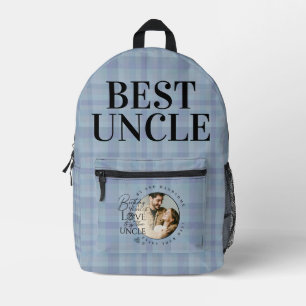 Birthday Gifts For Uncle Custom Photo Printed Backpack