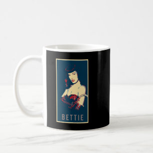 Birthday Gifts Illustration Pop Art Bettie Of A Bo Coffee Mug