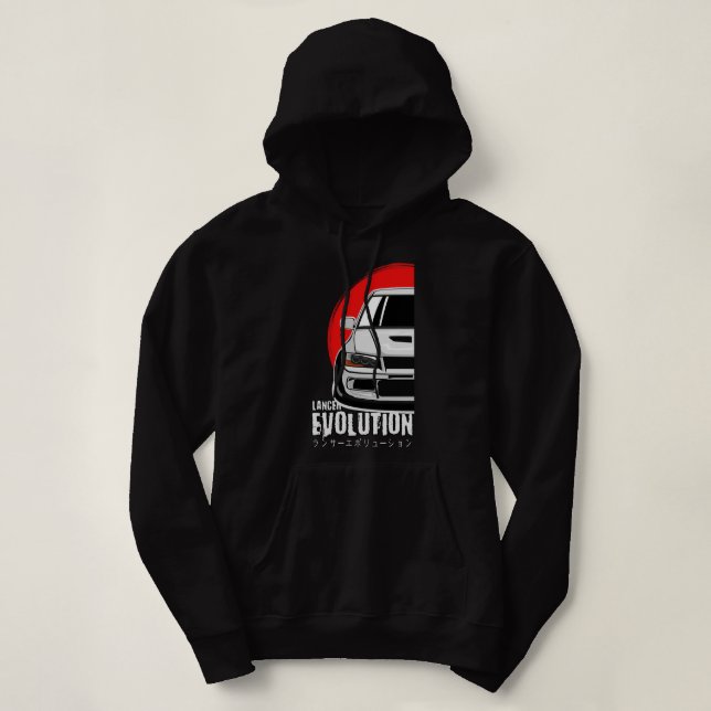 Birthday Gifts Lancer Evolution Side Hoodie (Design Front)