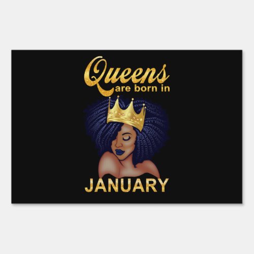 Birthday Gifts  Queens Are Born In January Sign