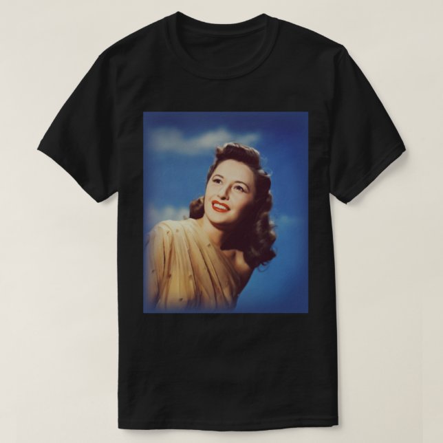 Birthday Gifts Stanwyck Drama Barbara Actress Awes T-Shirt (Design Front)