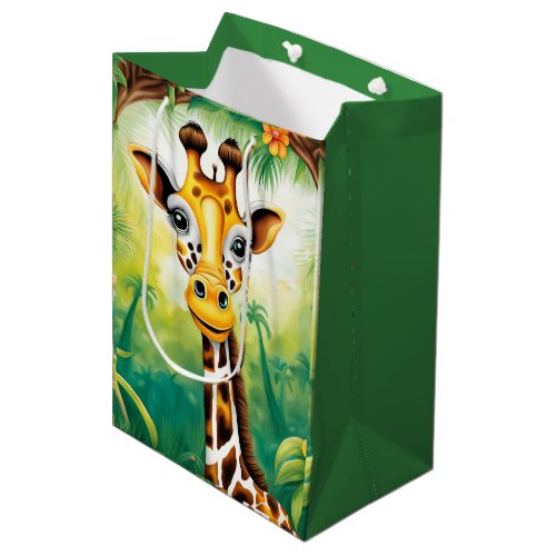 Birthday Giraffe Medium Gift Bag