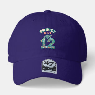 Birthday Girl 12 Sea Turtle Ocean Vintage Shirt De 47 Brand Hat