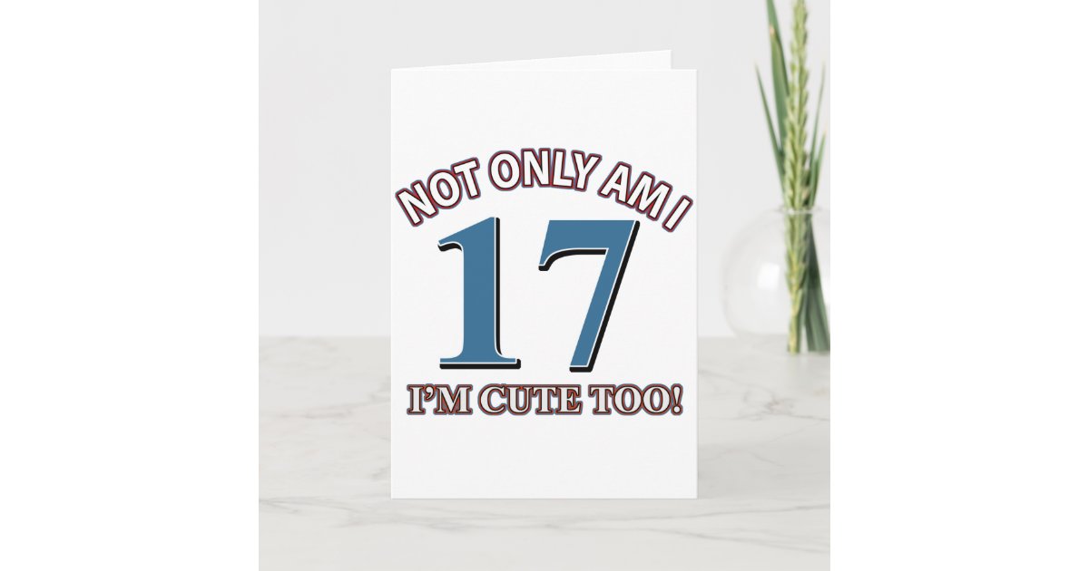 Birthday Girl 17 Card | Zazzle.com