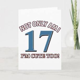 Birthday Girl 17 Card