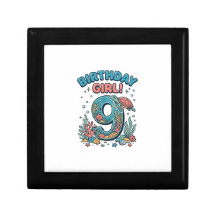 Birthday Girl 9 Ocean Turtle Vector Design_1 Gift Box