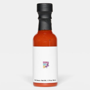 Birthday Girl 9 Unicorn Vintage Engraving Design_1 Hot Sauces