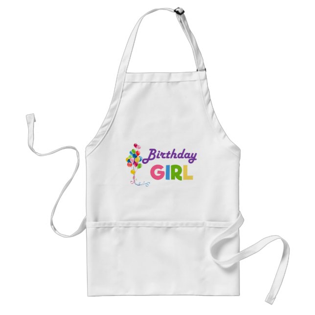 Birthday Girl Adult Apron (Front)