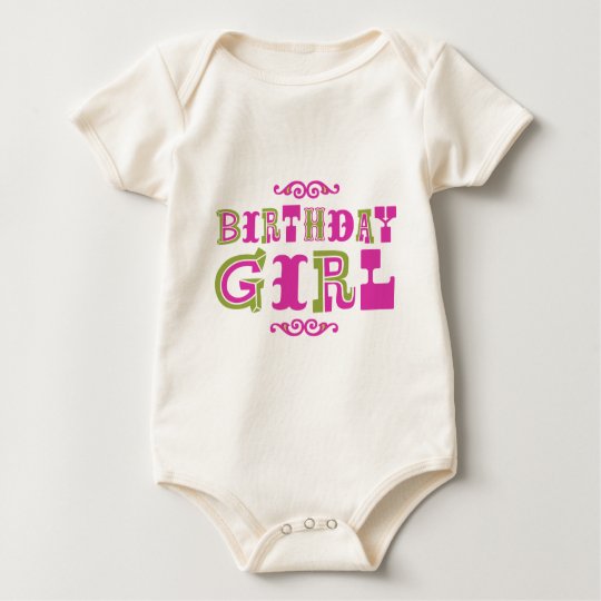 Birthday Girl Baby Bodysuit