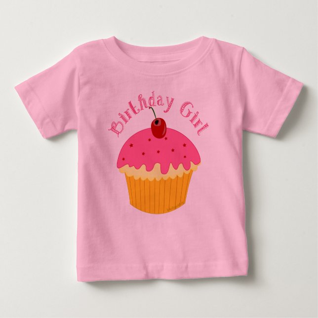 Birthday Girl Baby T-Shirt (Front)